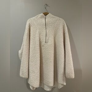 H & M Cozy Cream Sherpa Pullover